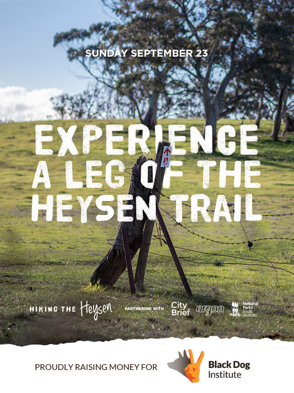 Heysen Trail Trekking West Experience Fundraiser