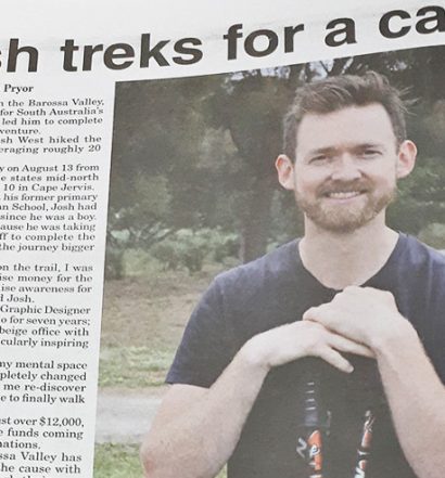 Trekking West Leader Newspaper Article